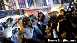 آرشیف: جریان اعتراضات در هانگ کانگ، چین در ۲۵ آگوست ۲۰۱۹ 