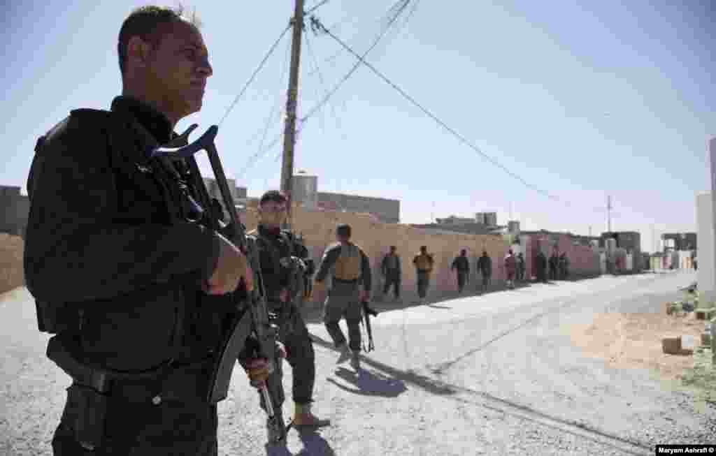 همکاری نیروهای پیش&zwnj;مرگه های کرد با نیروهای نظامی دولتی در کرکوک