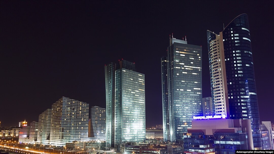 Astana at night