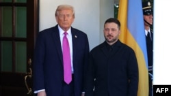 Доналд Трамп һәм Владимир Зеленский Вашингтонда, 2025 елның 17 октябре