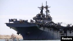 Карабель ВМС ЗША «Кірсардж». Ілюстрацыйнае фота