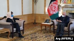 دیدار اشرف غنی با دیبورا لاینز، نماینده ویژه سازمان ملل برای افغانستان