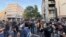Protest ispred zgrade Radio-televizije Srbije, Beograd, 14. maj 2026. 