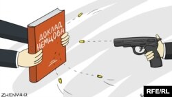 Карикатура Евгении Олейник