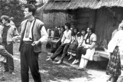 Георгій Гонгадзе на першому фестивалі «Червона рута». Чернівці, 1989 рік