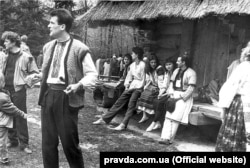 Георгій Гонгадзе на першому фестивалі «Червона рута». Чернівці, 1989 рік