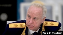 Александар Бастрикин, шеф на Истражниот комитет, присуствува на состанок во Кремљ во Москва во декември 2019 година.