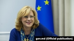 Moldova -- EU Commissioner Corina Cretu, Chisinau, 17May2018