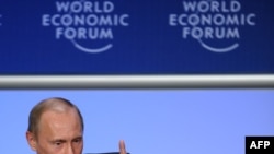 "All countries have found themselves in the same boat," Putin told those gathered in Davos.