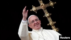 پاپ فرانسیس رهبر مذهبی مسیحیان کاتولیک جهان