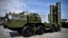A Russian S-400 antiaircraft missile launching system is displayed outside Moscow in August.