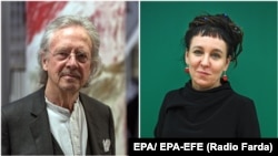 Peter Handke dhe Olga Tokarczuk.