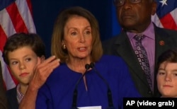 Nancy Pelosi, liderul Camerei Reprezentanților, din partea democraților