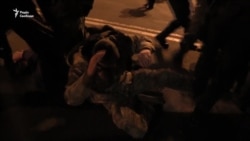Ночные столкновения в Киеве (видео)