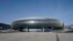 Kazakhstan. New sports complex in the district of Karagaily. Semey, April 30, 2020