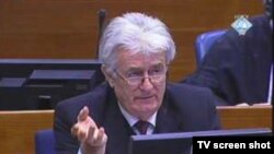 Radovan Karadžić na sudu gde mu se sudi za ratne zločine, Haški tribunal, 11. mart 2011.