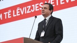 Lideri i Vetëvendosjes, Albin Kurti, njëherësh kryeministër në detyrë i Kosovës,