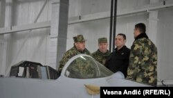 Aleksandar Vulin, na vojnom aerodormu Batajnica, mart 2018.