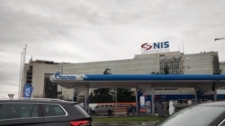 Benzinska pumpa i poslovna zgrada Naftne industrije Srbije, Novi Beograd, Srbija, 24. decembar 2025.