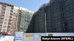 «Elite House» компаниясына таандык курулуп жаткан тогуз кабаттуу үй. 