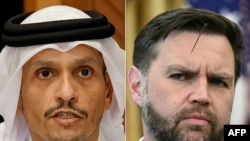 Katarski premijer Muhammad bin Abdulrahman al-Thani (lijevo) i potpredsjednik SAD-a JD Vance.