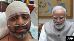 Copilotul flydubai, Smit Machchhar, aflat într-un spital din Emiratele Arabe Unite, apare într-o convorbire video cu premierul indian Narendra Modi, publicată de politician pe Youtube. 