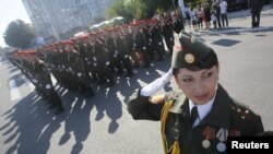 Parada militară din Tiraspol, 2 septembrie 2012