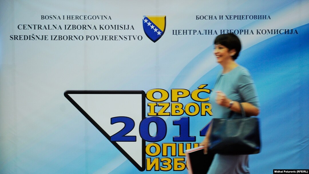 Bilbord Centralne izborne komisije BiH / Središnjeg izbornog povjerenstva BiH