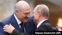 Александар Лукашенко и Владимир Путин, архивска фотографија