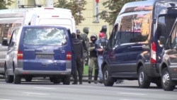 Detentions Accompany Another Day Of Protests In Belarus