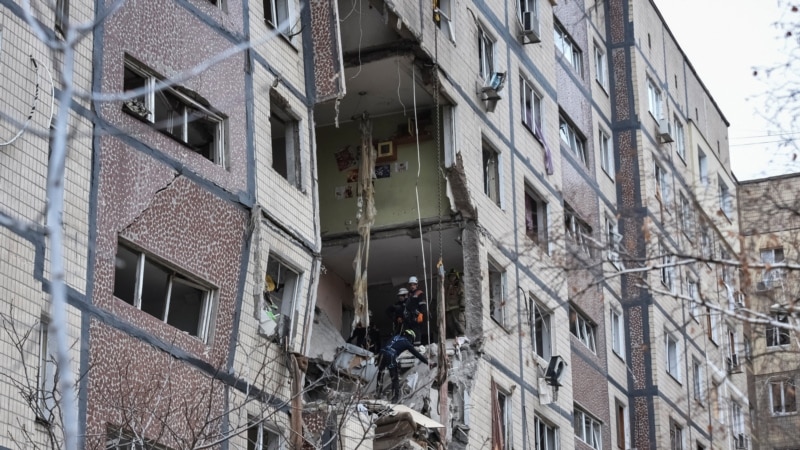 Homes, Energy Sector Hit In Deadly Russian Attack On Ukraine