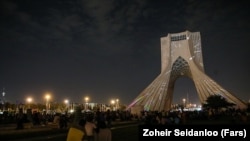 Tehran's Azadi monument.