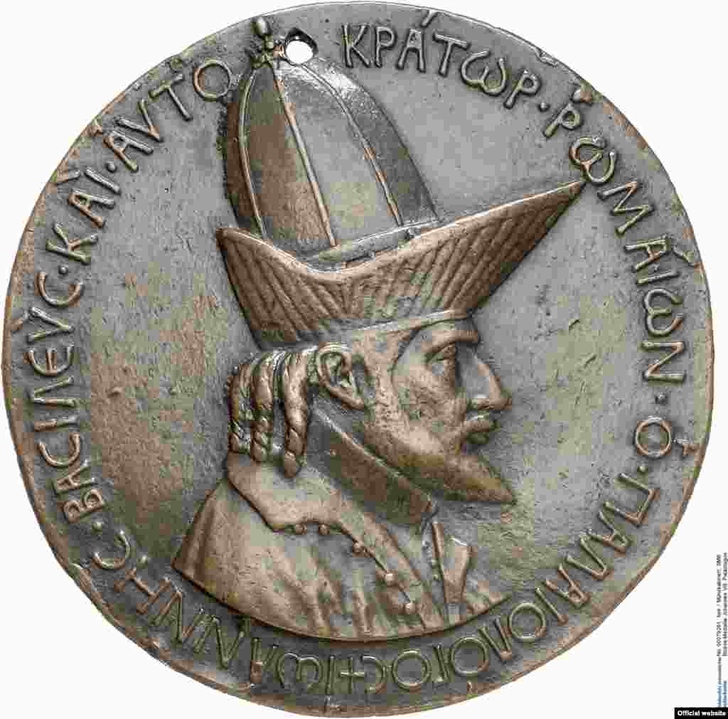 Pisanello Medalie Ioan VIII Palaiologos, 1438/39 Berlin, National Museums in Berlin, Numismatic Collection © National Museums in Berlin, Jörg P. Anders (photo: Bode Musem press service courtesy) 