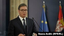 Aleksandar Vučić u Predsedništvu Srbije, arhivska fotografija