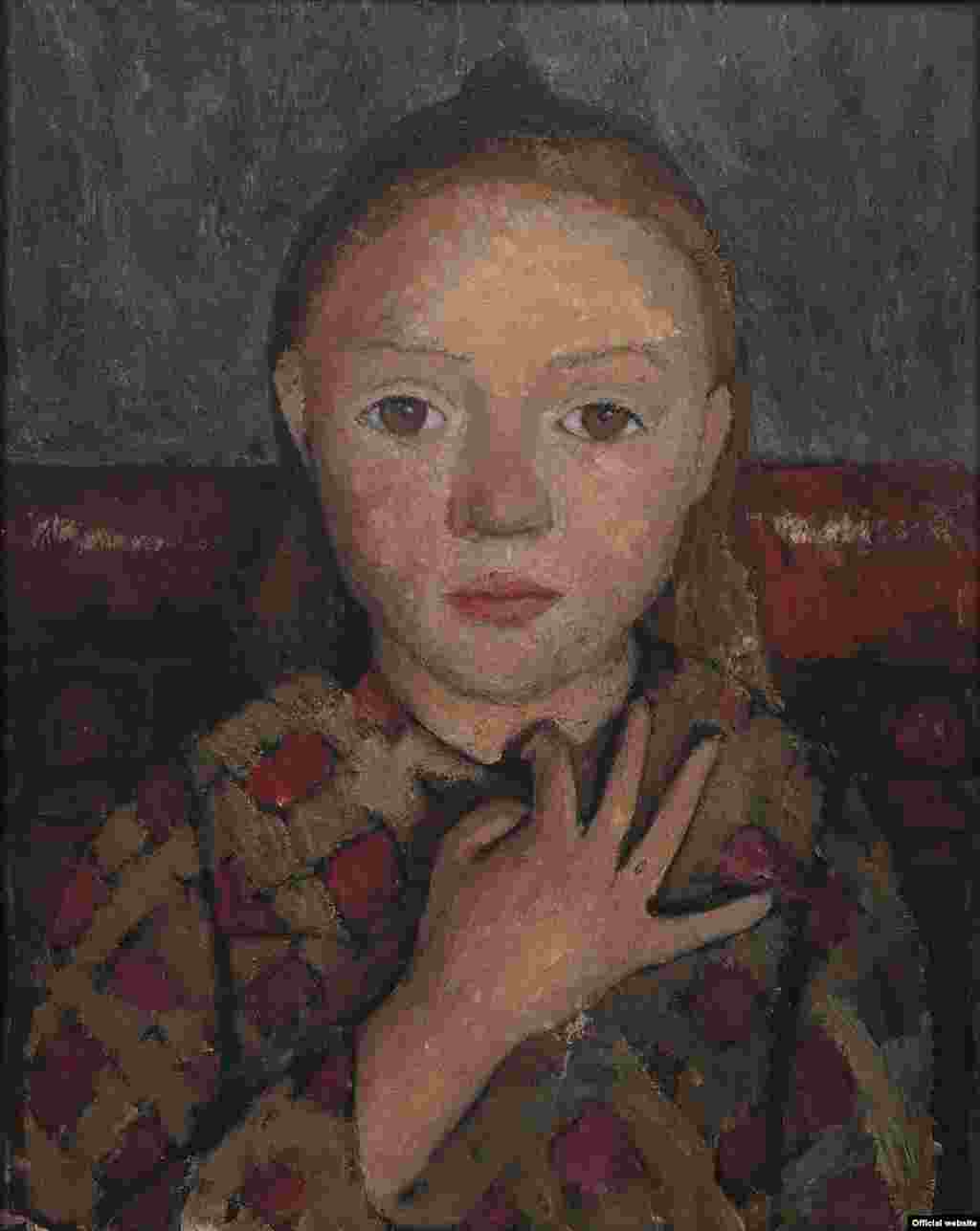 Paula Modersohn-Becker, Portret de fată, 1905.