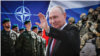 Коллаж: президент России Владимир Путин, солдаты НАТО, российские военные 