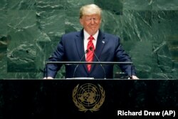 Donald Trump la tribuna ONU