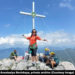 Анастасія на вяршыні ў Аўстрыі