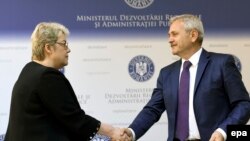 Sevil Shhaideh și Liviu Dragnea, mai 2015