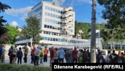 Protestu ispred Kancelarije visokog predstavnika u Bosni i Hercegovini, Sarajevo, 2. jun 2026.
