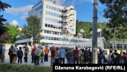 Protestu ispred Kancelarije visokog predstavnika u Bosni i Hercegovini , Sarajevo, 2. jun 2026.