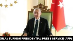 Президент Турции Реджеп Тайип Эрдоган. 
