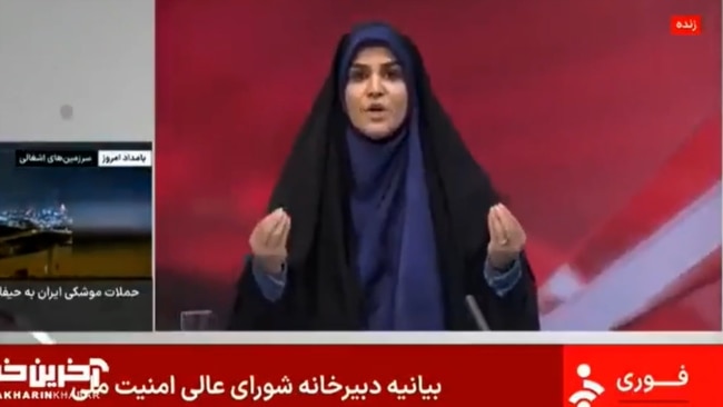 Momentul în care Israelul a lovit televiziunea de stat iraniană