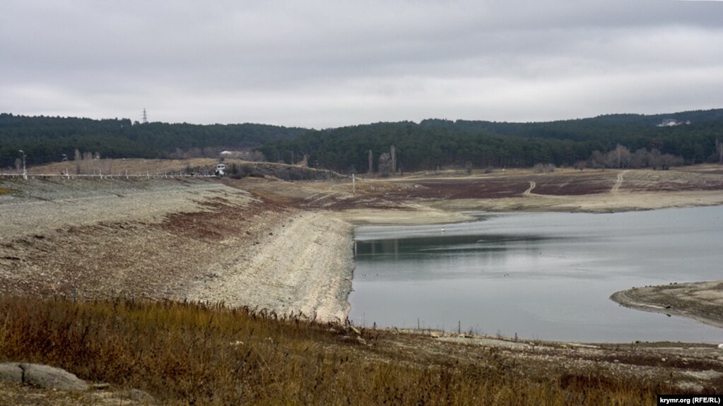 Симферопольское водохранилище, декабрь 2020