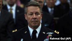 U.S. General Austin Miller, the head of U.S. forces in Afghanistan (file photo)