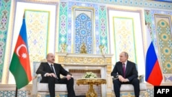 Путин и Алиев 9 октября 2025