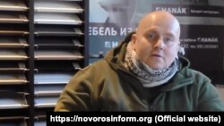 Їржі Урбанек після участі в боях проти України тепер торгує чеськими меблями в окупованому Донецьку (відеокадр 2020 року)