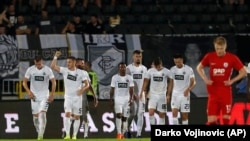 Serbia's Partizan Belgrade will have to play its next two home matches in UEFA competitions behind closed doors. (file photo)