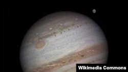 Планета Юпитер, иллюстрационное архивное фото