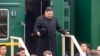 Ким Чен Ын на пограничной станции Хасан, Россия, 24 апреля 2019 года